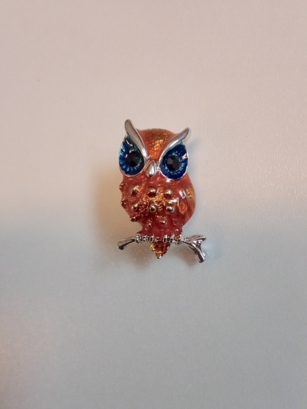 2fot$20🧡Orange and Blue Owl Brooch Pin